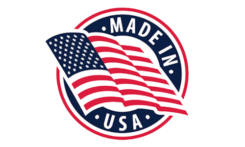 Made in USA badge, indicating Cardio Shield is manufactured in the United States